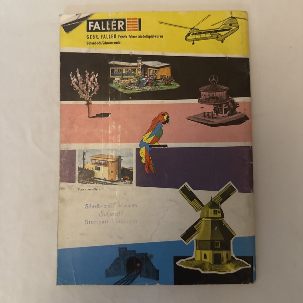 Original Faller Model Manufacturer Catalog Brochure 1961/62 65 Page catalogue - Picture 2 of 6